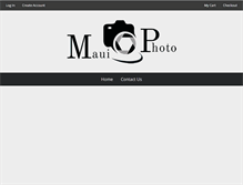 Tablet Screenshot of mauiphoto.com